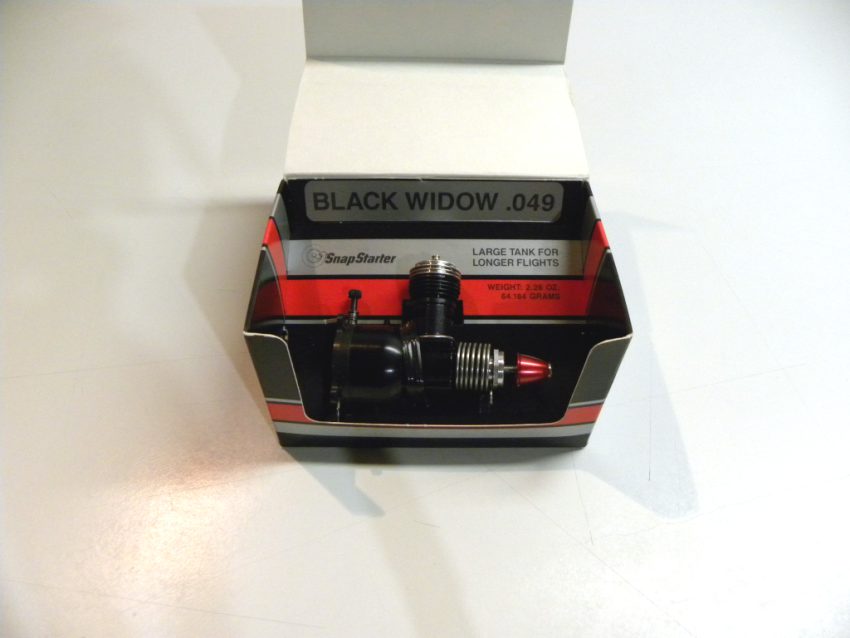 Cox .049 Black Widow Glow Engine | FlyBoyz